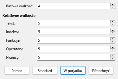 Dialog Pismowa wulkosć
