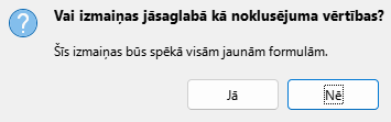 Save Default Dialog