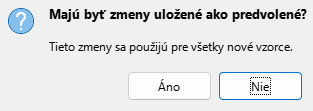 Save Default Dialog