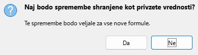 Pogovorno okno Shrani privzeto