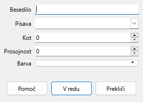 Pogovorno okno Vodni žig